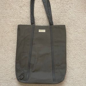 La Prairie Canvas Tote with Faux Leather Handles